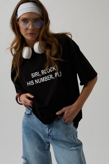 Ön Baskılı Oversize T-Shirt resmi